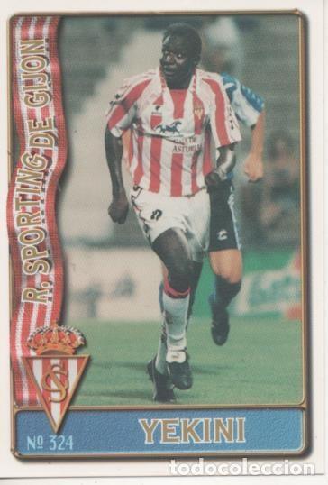 Collezionismo sportivo: Cromo E003689: Trading Card. Las Fichas de la Liga 96-97. n&ordm; 324 Yekini, R.Sporting de Gij&oacute;n - LFP