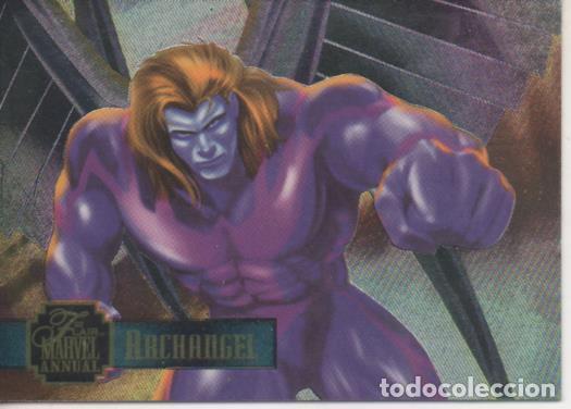 Collezionismo sportivo: Cromo E004760: Trading Card. Marvel Anual Flair'95, n&ordm; 16 Archangel - Mark Johnson-Tractor