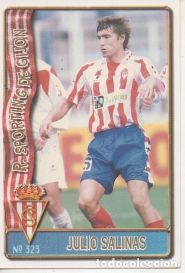 Collezionismo sportivo: Cromo E003687: Trading Card. Las Fichas de la Liga 96-97. n&ordm; 323 Julio Salinas, R.Sporting de Gij&oacute;n