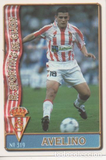 Collezionismo sportivo: Cromo E003683: Trading Card. Las Fichas de la Liga 96-97. n&ordm; 319 Avelino, R.Sporting de Gij&oacute;n - LFP