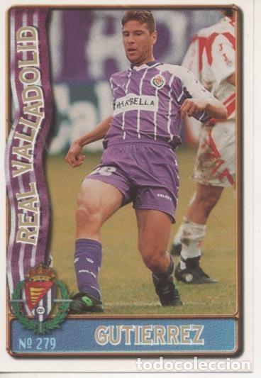Coleccionismo deportivo: Cromo E003635: Trading Card. Las Fichas de la Liga 96-97. n&ordm; 279 Gutierrez, R. Valladolid - LFP