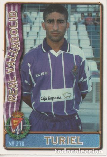 Coleccionismo deportivo: Cromo E003633: Trading Card. Las Fichas de la Liga 96-97. n&ordm; 278 Turiel, R. Valladolid - LFP