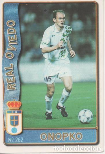 Sammelleidenschaft Sport: Cromo E003624: Trading Card. Las Fichas de la Liga 96-97. n&ordm; 262 Onopko, R. Oviedo - LFP
