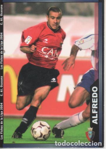 Collezionismo sportivo: Cromo E004295: Trading Card. Las Fichas de la Liga 2004. n&ordm; 280 Alfredo. Medio. C.A. Osasuna - LPF