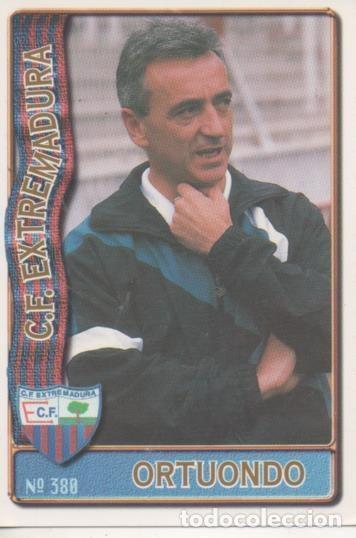Collezionismo sportivo: Cromo E003701: Trading Card. Las Fichas de la Liga 96-97. n&ordm; 380 Ortuondo, C.F. Extremadura - LFP