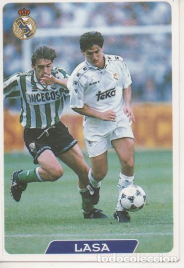 Collezionismo sportivo: Cromo E003919: Trading Card. Las Fichas de la Liga 95-96, n&ordm; 7 Lasa. Defensa. Real Madrid - LPF