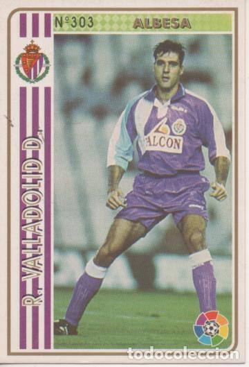 Collezionismo sportivo: Cromo E003565: Trading Card. Las Fichas de la Liga 94-95. n&ordm; 303 Albesa, R. Valladolid D. - LFP