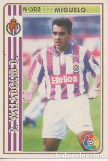 Collezionismo sportivo: Cromo E003562: Trading Card. Las Fichas de la Liga 94-95. n&ordm; 302 Miguelo, R Valladolid D. - LFP