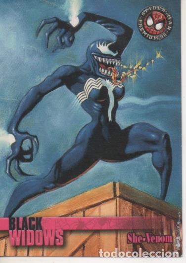 Collezionismo sportivo: Cromo E004550: Trading Card. Spiderman Premiun'96, n&ordm; 60 She-Venim - Chris Hawkes