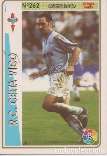 Collezionismo sportivo: Cromo E003552: Trading Card. Las Fichas de la liga 94-95. n&ordm; 262 Merino, R.C. Celta de Vigo - LFP