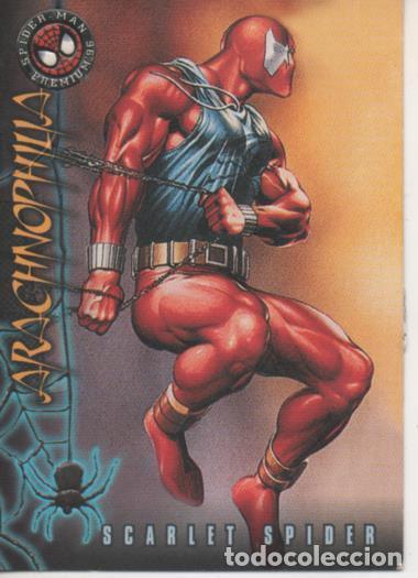 Collezionismo sportivo: Cromo E004538: Trading Card. Spiderman Premium'96, n&ordm; 3 Scarlet Spider - Nelson