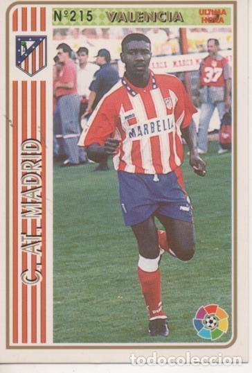 Collezionismo sportivo: Cromo E003544: Trading Card. Las Fichas de la Liga 94-95. n&ordm; 215 Valencia, C.AT. Madrid - LFP