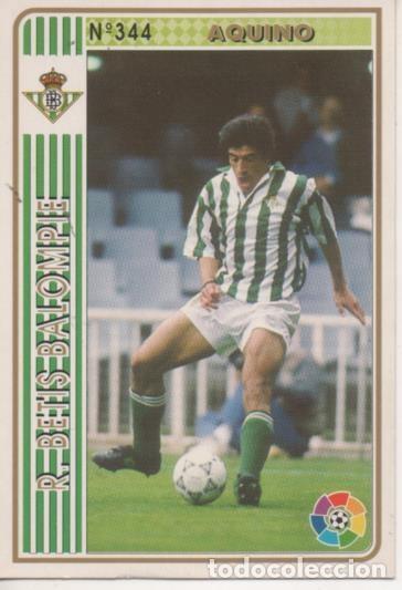 Collezionismo sportivo: Cromo E003570: Trading Card. Las Fichas de la Liga 94-95. n&ordm; 344 Aquino, R.Betis Balonpi&eacute; - LFP
