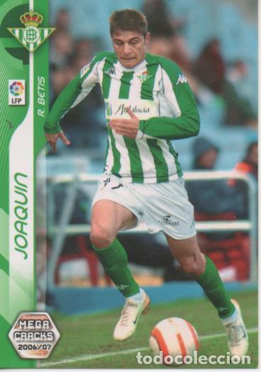 Collezionismo sportivo: Cromo E004119: Trading Card. Mega Cracks 06-07. n&ordm; 67 Joaquin. Medio. R. Betis Balonpi&eacute; - LPF