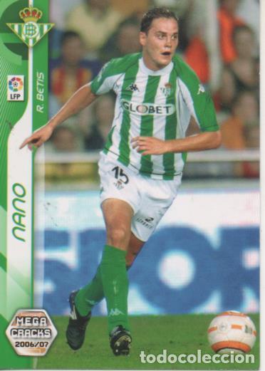 Collezionismo sportivo: Cromo E004113: Trading Card. Mega Cracks 06-07. n&ordm; 61 Nano. Defensa. R. Betis Balonpi&eacute; - LPF