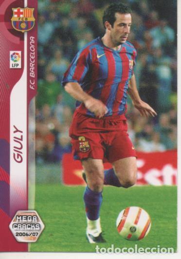 Collezionismo sportivo: Cromo E004107: Trading Card. Mega Cracks 06-07. n&ordm; 51 Giuly. Medio. F.C. Barcelona - LPF