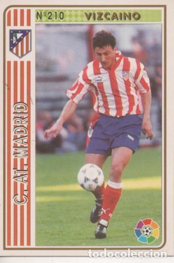 Collezionismo sportivo: Cromo E003542: Trading Card. Las Fichas de la Liga 94-95. n&ordm; 210 Vizcaino, C.At. Madrid - LFP