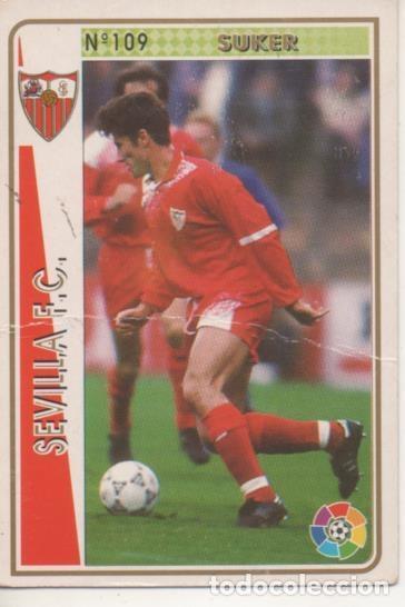Collectionnisme sportif: Cromo E003517: Trading Card. Las Fichas de la Liga 94-95. n&ordm; 109 Suker, Sevilla F.C. - LFP