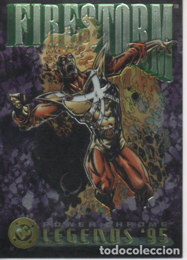 Collectionnisme sportif: Cromo E004681: Trading Card. DC Power Chrome. Legends'95, n&ordm; 70 Firestorm - M. Campos