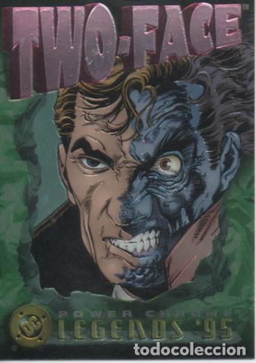 Collectionnisme sportif: Cromo E004704: Trading Card. DC Power Chrome. Legends'95, n&ordm; 95 Two-Face - L. Weeks