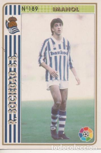 Collectionnisme sportif: Cromo E003535: Trading Card. Las Fichas de la Liga 94-95. n&ordm; 189 Imanol, R.Sociedad S.S. - LFP