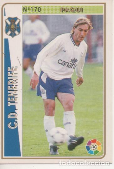 Collectionnisme sportif: Cromo E003533: Trading Card. Las Fichas de la Liga 94-95. n&ordm; 170 Paqui, C.D. Tenerife - LFP