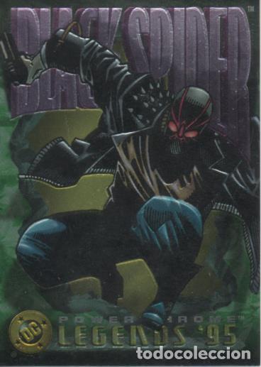 Collectionnisme sportif: Cromo E004702: Trading Card. DC Power Chrome. Legends'95, n&ordm; 93 Black Spider - K.Jones