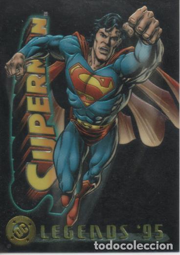 Collectionnisme sportif: Cromo E004618: Trading Card. DC Power Chrome. Legends'95, n&ordm; 1 Superman - Grumet-Breding-Martin