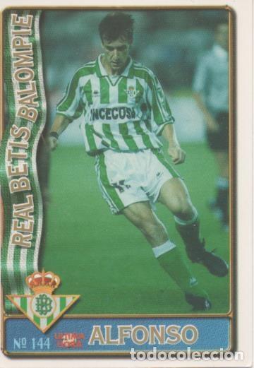 Collectionnisme sportif: Cromo E003600: Trading Card. Las Fichas de la Liga 96-97. n&ordm; 144 Alfonso, Real Betis Balonpi&eacute; - LFP