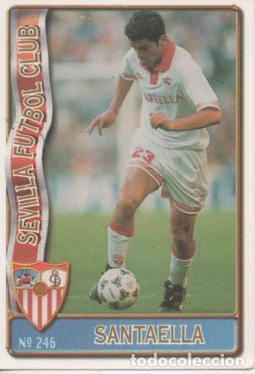Collectionnisme sportif: Cromo E003621: Trading Card. Las Fichas de la Liga 96-97. n&ordm; 246 Santaella, Sevilla F.C. - LFP