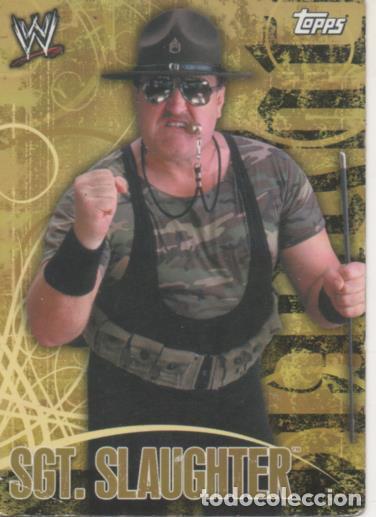 Collectionnisme sportif: Cromo E004842: Trading Card. Toops World Wrestling 2007, n&ordm; 127 Sgt. Slaughter - Varios