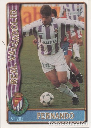 Collectionnisme sportif: Cromo E003638: Trading Card. Las Fichas de la Liga 96-97. n&ordm; 282 Fernando, R. Valladolid - LFP