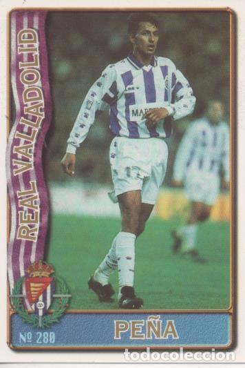 Collectionnisme sportif: Cromo E003636: Trading Card. Las Fichas de la Liga 96-97. n&ordm; 280 Pe&ntilde;a, R. Valladolid - LFP