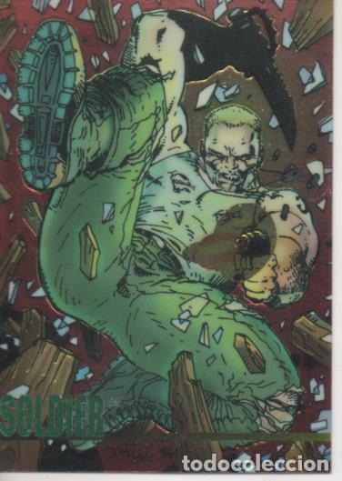 Collectionnisme sportif: Cromo E004793: Trading Card. Wildstorm Set 1, n&ordm; 6 soldier - Jim Lee