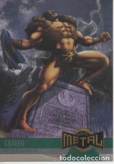 Colecionismo desportivo: Cromo E004791: Trading Card. Marvel Metal, n&ordm; 131 Kraven Kills-Spider-Man - George Perez