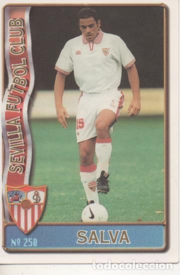 Collectionnisme sportif: Cromo E003623: Trading Card. Las Fichas de la Liga 96-97. n&ordm; 250 Salva, Sevilla F.C. - LFP