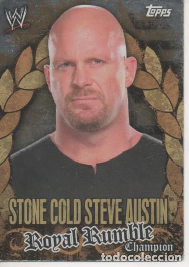 Collectionnisme sportif: Cromo E004809: Trading Card. Toops World Wrestling 2007. Royal Rumble Champion Stone Cold Steve Aust