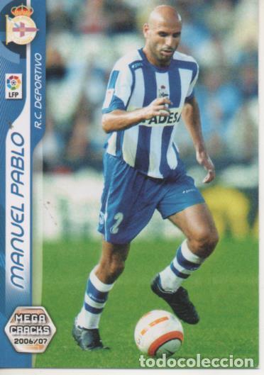 Collectionnisme sportif: Cromo E004145: Trading Card. Mega Cracks 06-07. n&ordm; 93 Manuel Pablo. Defensa. R.C. Deportivo - LPF