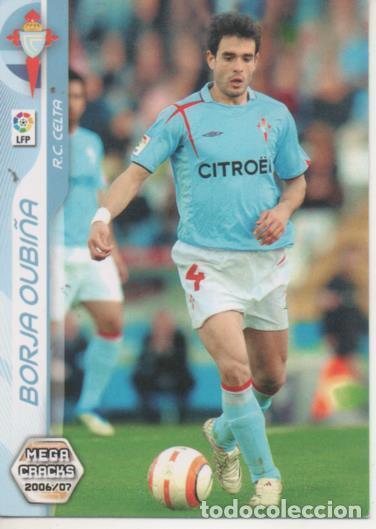 Collectionnisme sportif: Cromo E004133: Trading Card. Mega Cracks 06-07. n&ordm; 81 Borja Oubi&ntilde;a. Medio. R.C. Celta - LPF