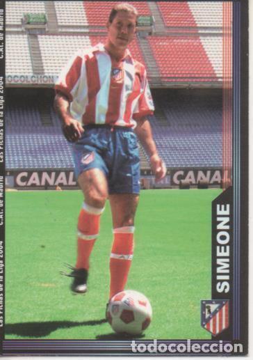 Collectionnisme sportif: Cromo E004301: Trading Card. Las Fichas de la Liga 2004. n&ordm; 311 Simeoni. Medio. C.A. Madrid - LPF