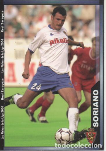 Sammelleidenschaft Sport: Cromo E004317: Trading Card. Las Fichas de la Liga 2004. n&ordm; 500 Soriano. Medio. R. Zaragoza - LPF