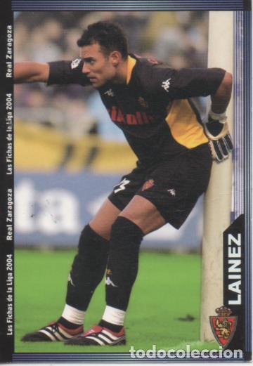 Sammelleidenschaft Sport: Cromo E004315: Trading Card. Las Fichas de la Liga 2004. n&ordm; 490 Lainez. R. Zaragoza - LPF