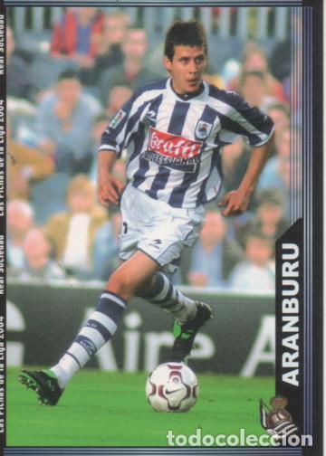 Sammelleidenschaft Sport: Cromo E004243: Trading Card. Las Fichas de la Liga 2004. n&ordm; 38 Aranburru. Medio. R. Sociedad - LPF