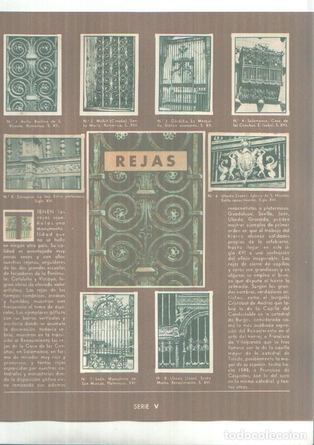 Sports collectibles: Cromos: Gallina Blanca: Rejas y Claustros -