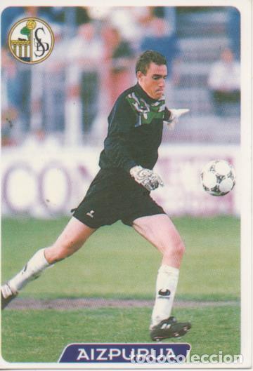 Sammelleidenschaft Sport: Cromo E004072: Trading Card. Las Fichas de la Liga 95-96. n&ordm; 381 Aizpurua. Portero. U.D. Salmanca -