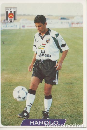 Collezionismo sportivo: Cromo E004065: Trading Card. Las Fichas de la Liga 95-96. n&ordm; 355 Manolo. Delantero. Merida C. P. - L