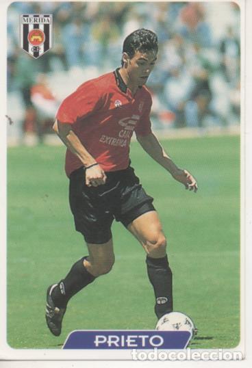 Collezionismo sportivo: Cromo E004063: Trading Card. Las Fichas de la Liga 95-96. n&ordm; 353 Prieto. Delantero. Merida C. P. - L