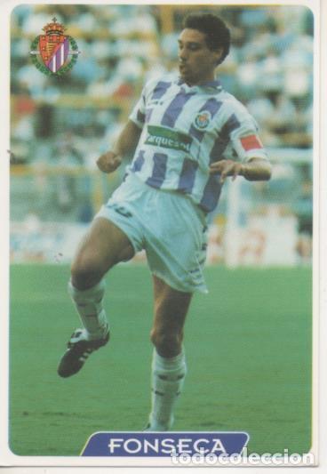 Collezionismo sportivo: Cromo E004055: Trading Card. Las Fichas de la Liga 95-96. n&ordm; 341 Fonseca. Delantero. R Valladolid D.