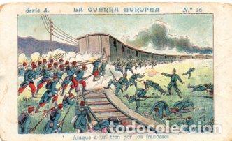 Collezionismo sportivo: V49404: Cromo Chocolate Angelical. La Guerra Europea Serie A n&ordm; 26 - NULL