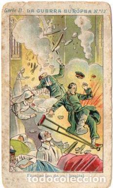 Collezionismo sportivo: V49408: Cromo Chocolate Angelical. La Guerra Europea Serie B n&ordm; 12 - NULL